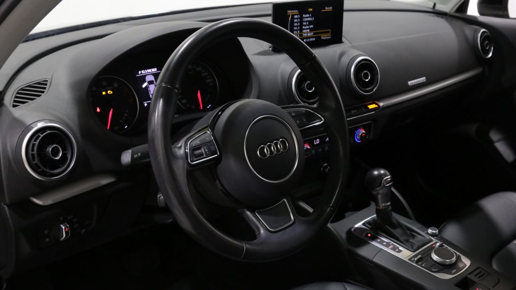 2016 Audi A3 2.0T Komfort AUTO A/C MAGS CUIR TOIT BLUETOOTH #8