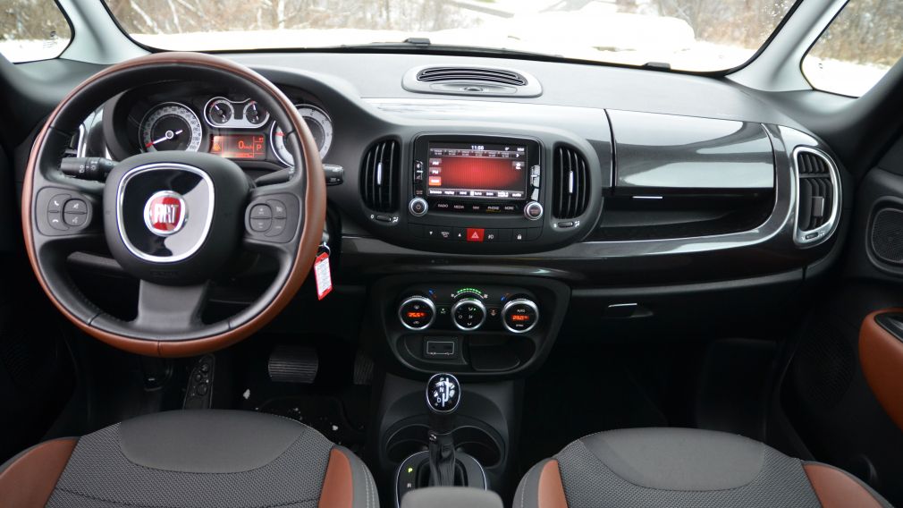 2015 Fiat 500L TREKKING CUIR/TISSUS TOIT PANORAMIQUE NAVIGATION #13