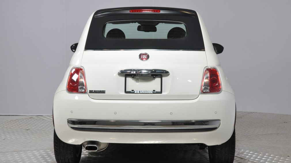 2015 Fiat 500c LOUNGE CONVERTIBLE CUIR A/C AUTO BLUETOOTH AUDIO P #5