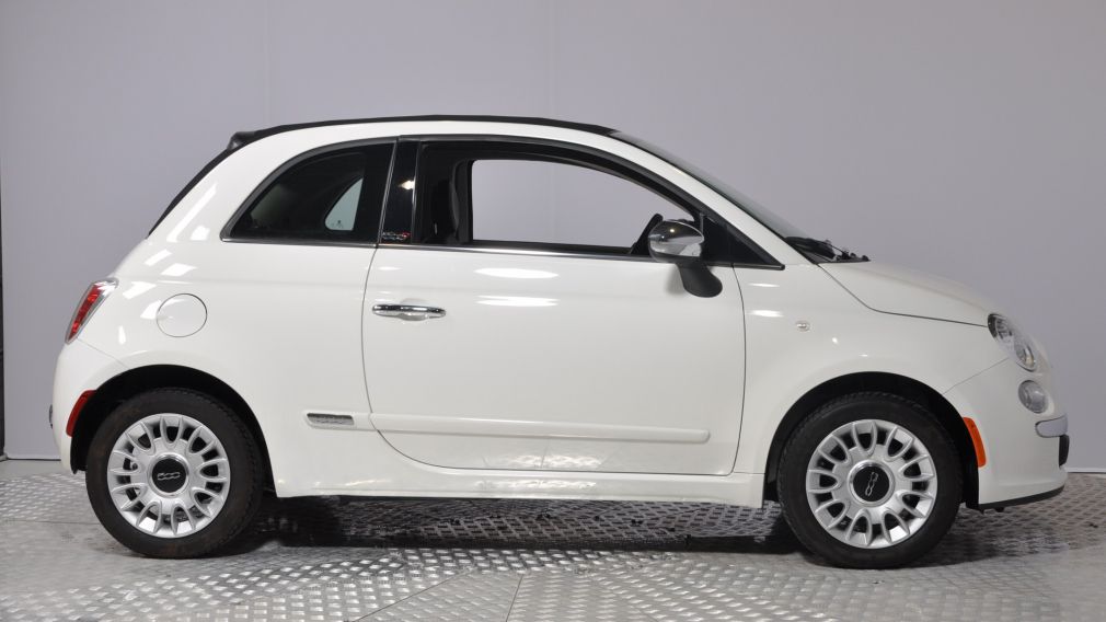 2015 Fiat 500c LOUNGE CONVERTIBLE CUIR A/C AUTO BLUETOOTH AUDIO P #8