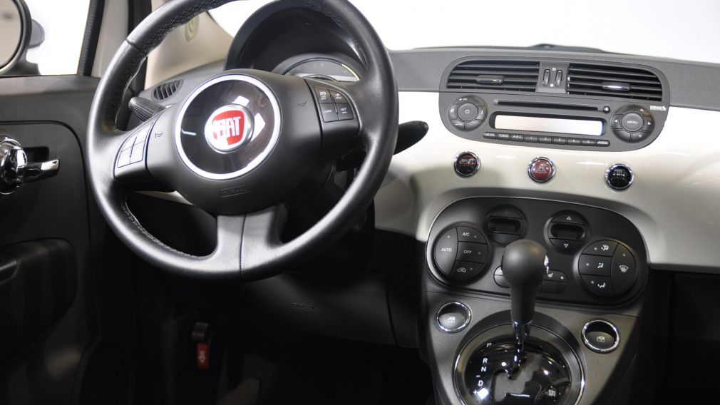 2015 Fiat 500c LOUNGE CONVERTIBLE CUIR A/C AUTO BLUETOOTH AUDIO P #14