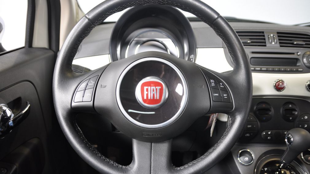 2015 Fiat 500c LOUNGE CONVERTIBLE CUIR A/C AUTO BLUETOOTH AUDIO P #16