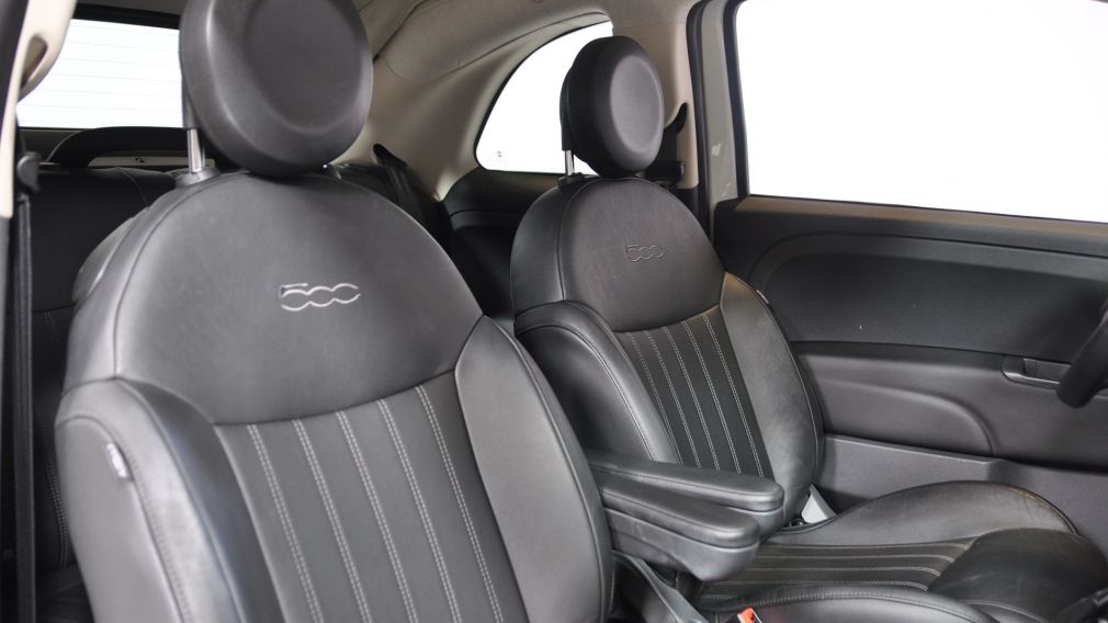 2015 Fiat 500c LOUNGE CONVERTIBLE CUIR A/C AUTO BLUETOOTH AUDIO P #23