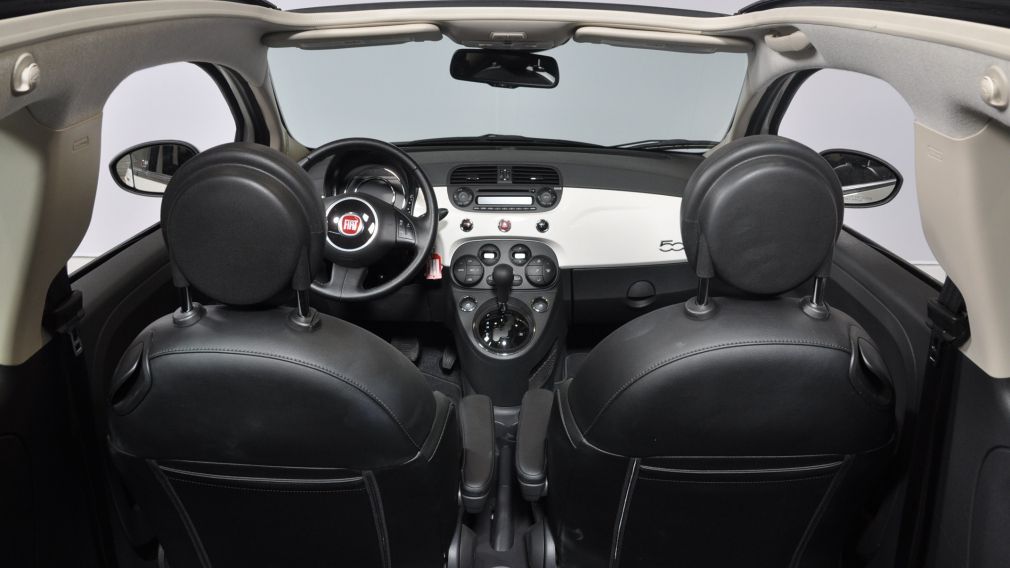 2015 Fiat 500c LOUNGE CONVERTIBLE CUIR A/C AUTO BLUETOOTH AUDIO P #28
