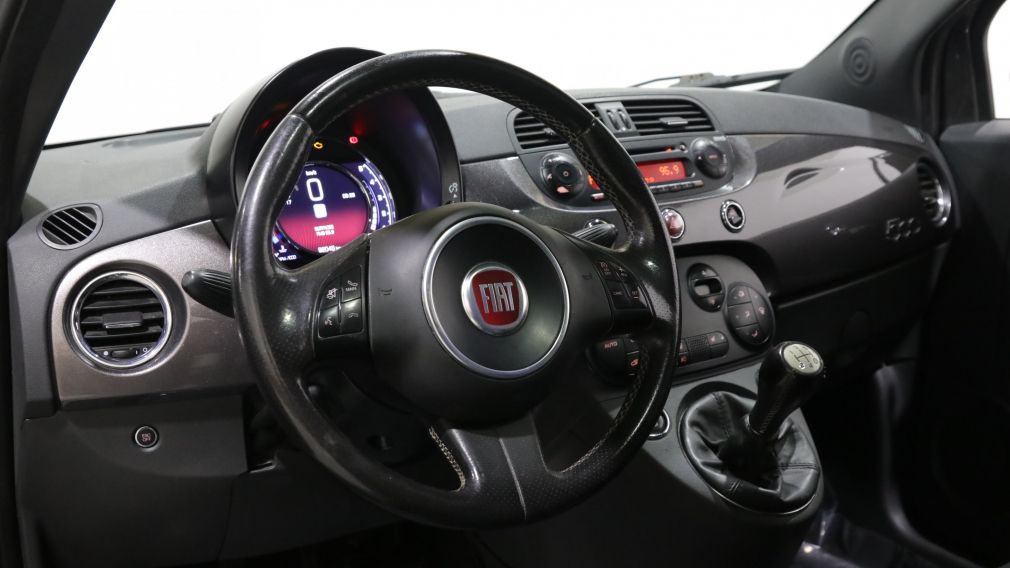 2015 Fiat 500 Turbo MANUELLE MAGS CUIR TOIT OUVRANT BLUETOOTH A/ #9