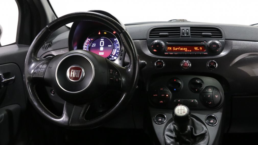 2015 Fiat 500 Turbo MANUELLE MAGS CUIR TOIT OUVRANT BLUETOOTH A/ #13