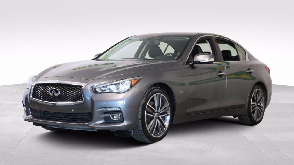 2015 Infiniti Q50 SPORT AWD CUIR TOIT NAV MAGS CAM 360 BLUETOOTH #2