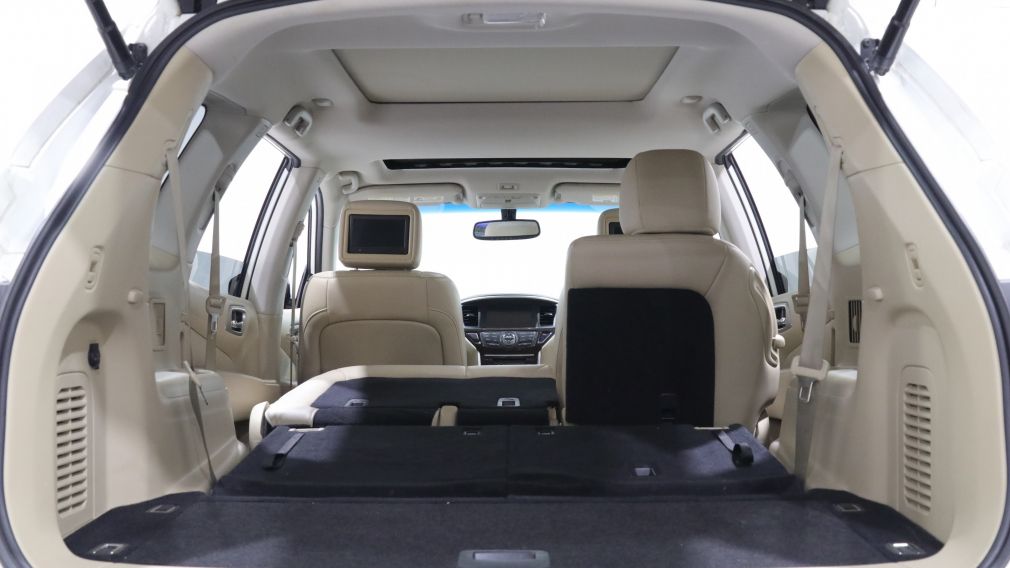 2016 Nissan Pathfinder PLATINUM 4WD 7 PASS CUIR TOIT DVD NAV MAGS CAM 360 #37