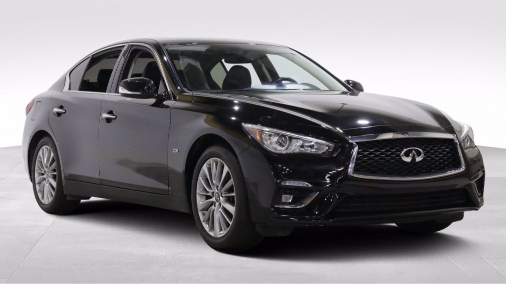 2018 Infiniti Q50 2.0t LUXE AUTO A/C CUIR TOIT OUVRANT NAVIGATION CA #0