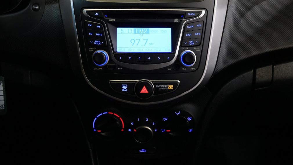 2016 Hyundai Accent MP3 LECTURE DC AM/FM AUX #13