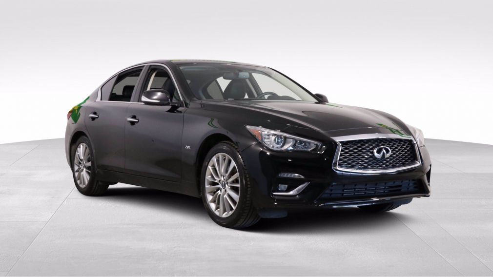 2018 Infiniti Q50 2.0T LUXE AWD CUIR TOIT MAGS CAM RECUL BLUETOOTH #0