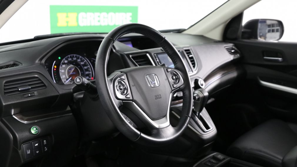 2015 Honda CRV TOURING AWD CUIR TOIT NAV MAGS CAM RECUL BLUETOOTH #8