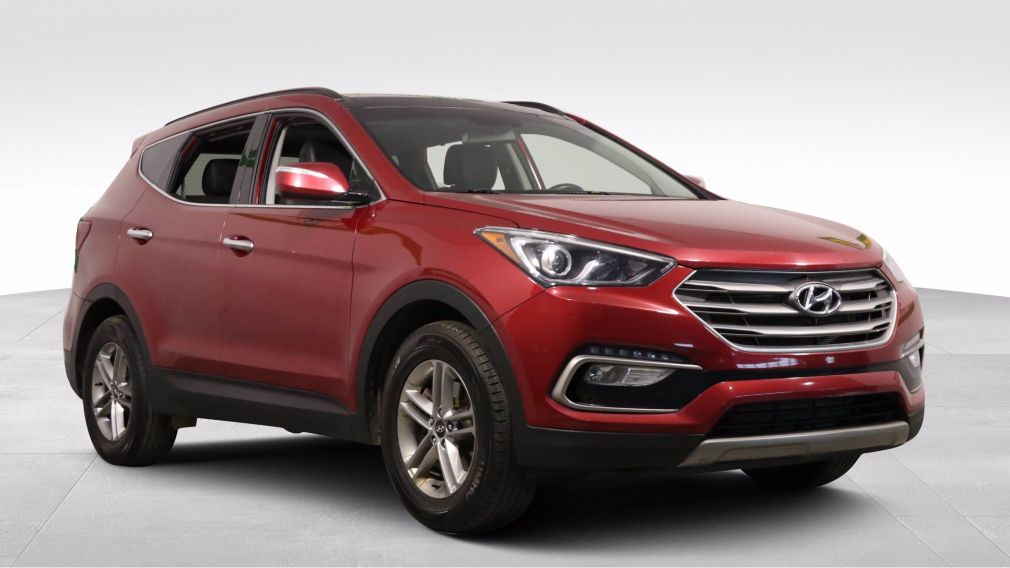 2018 Hyundai Santa Fe SE AWD CUIR TOIT PANO MAGS CAM RECUL BLUETOOTH #0