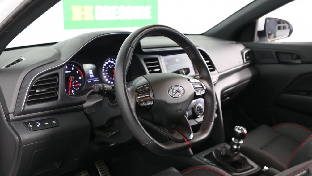 2019 Hyundai Elantra SPORT TURBO CUIR TOIT MAGS CAM RECUL BLUETOOTH #8