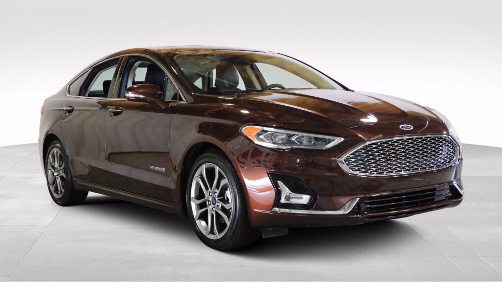 2019 Ford Fusion Titanium HYBRID AUTO AC GR ELEC MAGS TOIT CUIR #0