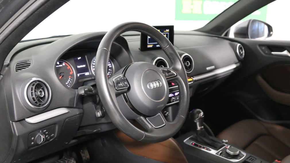 2016 Audi A3 2.0T KOMFORT AWD CUIR TOIT MAGS BLUETOOTH #9
