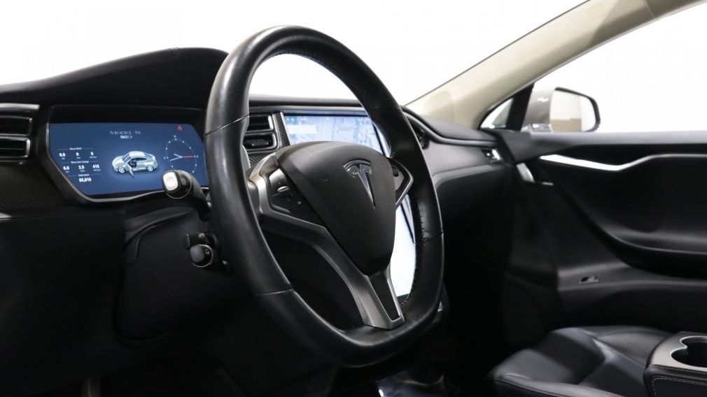 2016 Tesla Model S 90D AWD A/C CUIR GR ELECT MAGS CAM RECUL #9