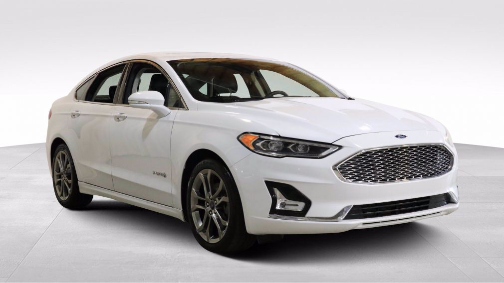 2019 Ford Fusion Titanium HYBRID AUTO AC GR ELEC MAGS TOIT CUIR #0