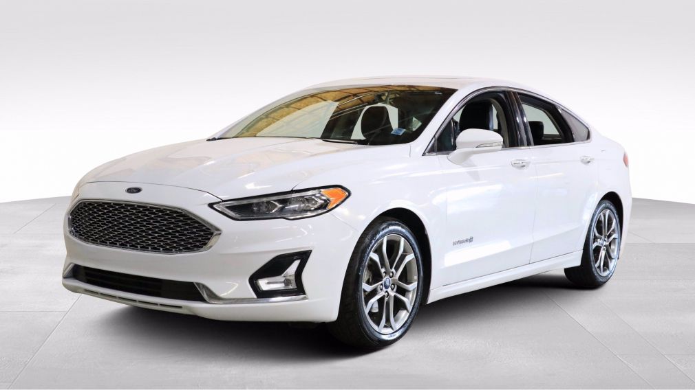 2019 Ford Fusion Titanium HYBRID AUTO AC GR ELEC MAGS TOIT CUIR #2