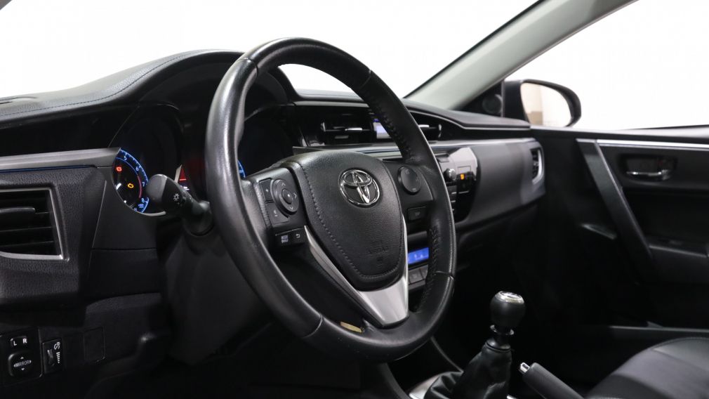 2014 Toyota Corolla S A/C CUIR TOIT GR ELECT MAGS CAMERA RECUL BLUETOO #8