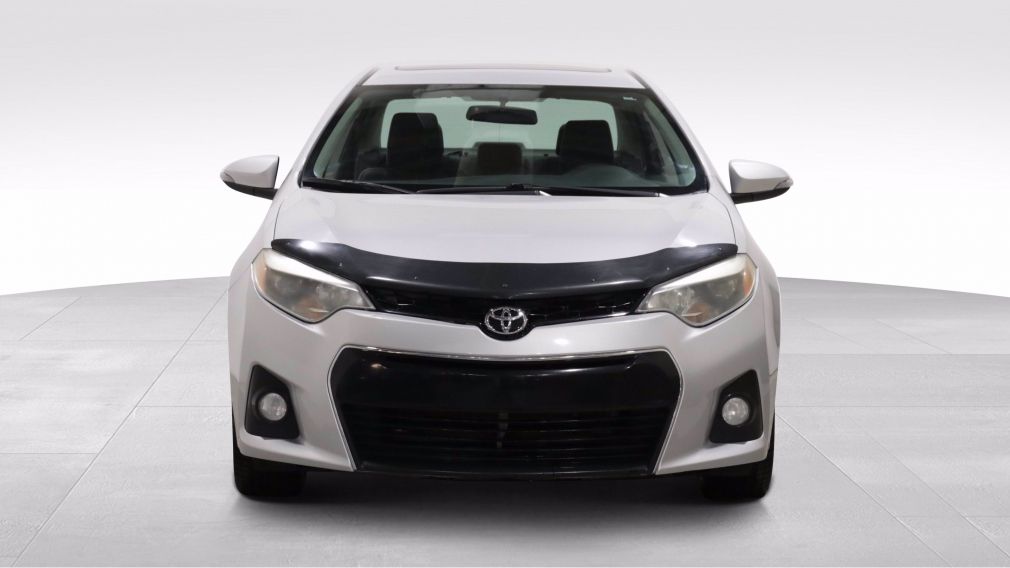 2014 Toyota Corolla S A/C CUIR TOIT GR ELECT MAGS CAMERA RECUL BLUETOO #1