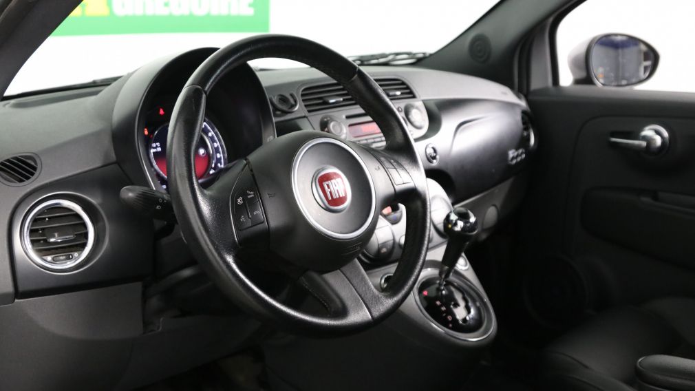 2015 Fiat 500 SPORT AUTO A/C CUIR MAGS NOIR BLUETOOTH #8