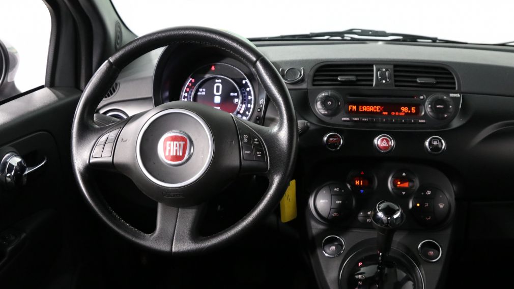 2015 Fiat 500 SPORT AUTO A/C CUIR MAGS NOIR BLUETOOTH #15
