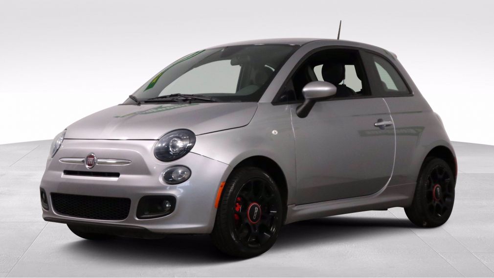 2015 Fiat 500 SPORT AUTO A/C CUIR MAGS NOIR BLUETOOTH #3