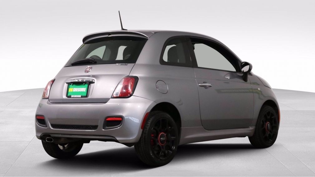 2015 Fiat 500 SPORT AUTO A/C CUIR MAGS NOIR BLUETOOTH #6