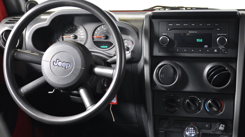 2009 Jeep Wrangler X 4X4 UNIQUE  Banquette Arr MP3 #11