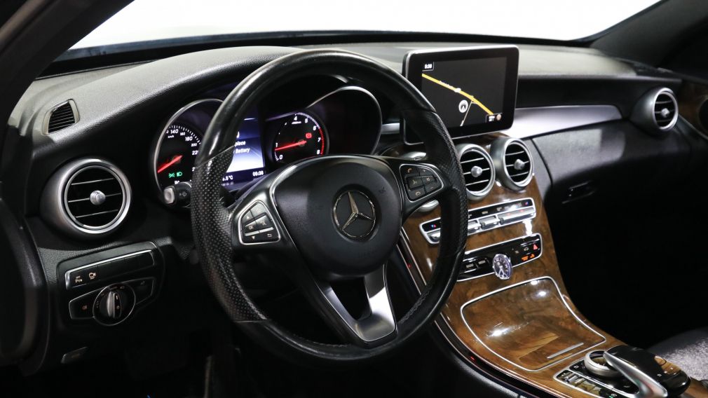 2017 Mercedes Benz C300 C 300 AUTO A/C CUIR TOIT DOUBLE MAGS CAM RECUL BLU #9