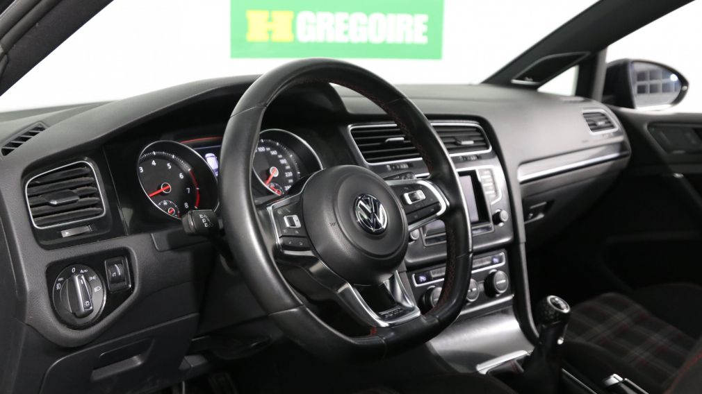 2015 Volkswagen Golf GTI AUTOBAHN A/C TOIT MAGS CAM RECUL BLUETOOTH #9