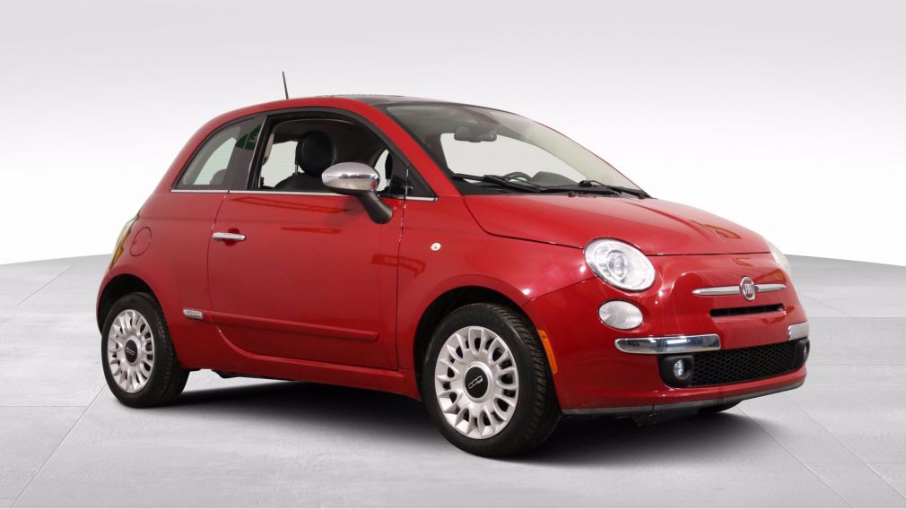 2013 Fiat 500 Lounge AUTO CUIR TOit MAGS A/C GR ELECT BLUETOOTH #0