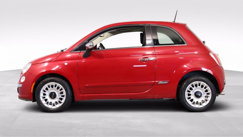 2013 Fiat 500 Lounge AUTO CUIR TOit MAGS A/C GR ELECT BLUETOOTH #3