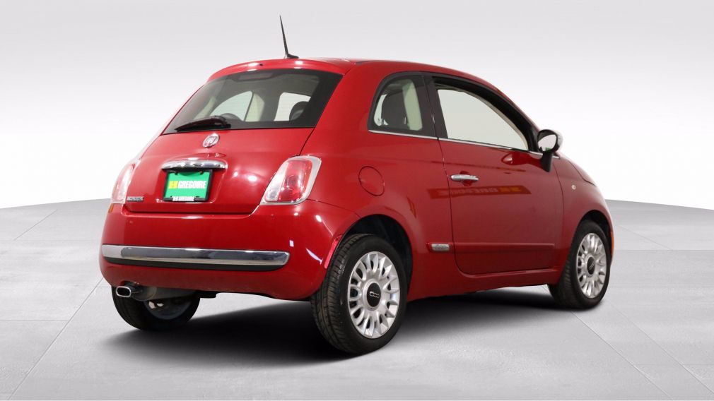 2013 Fiat 500 Lounge AUTO CUIR TOit MAGS A/C GR ELECT BLUETOOTH #7