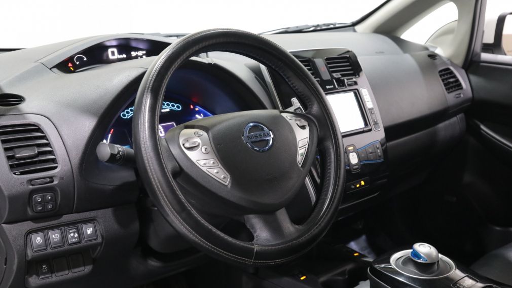 2015 Nissan Leaf S AUTO A/C GR ELECT MAGS CUIR NAVIGATION CAMERA BL #9