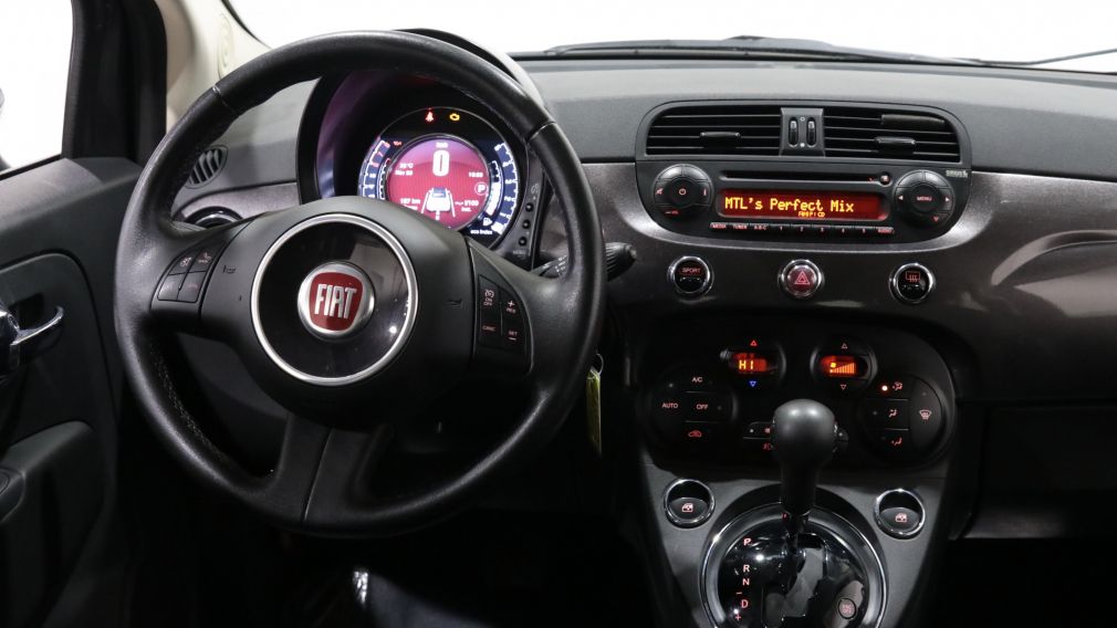 2015 Fiat 500c Lounge AUTO A/C MAGS CUIR TOIT MOU CONVERTIBLE BLU #11