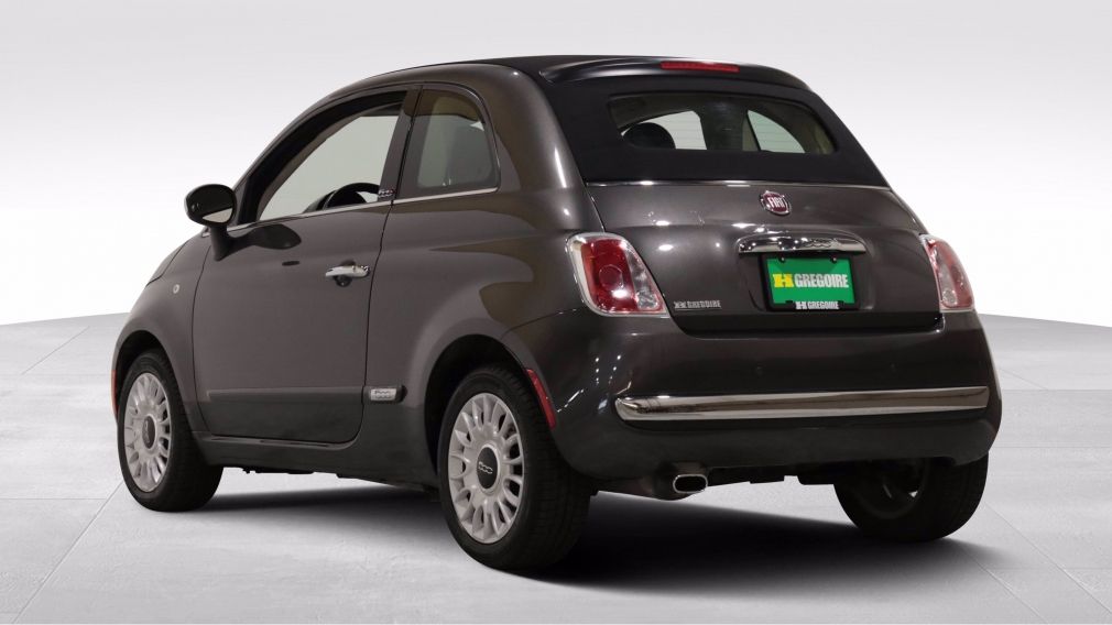 2015 Fiat 500c Lounge AUTO A/C MAGS CUIR TOIT MOU CONVERTIBLE BLU #5