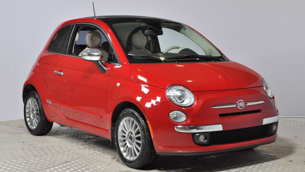 2012 Fiat 500 LOUNGE A/C CUIR TOIT BLUETOOTH #0