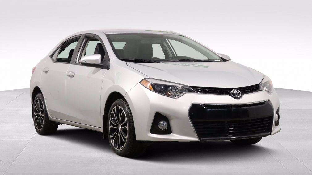 2015 Toyota Corolla S AUTO A/C CUIR TOIT MAGS CAM RECUL BLUETOOTH #0