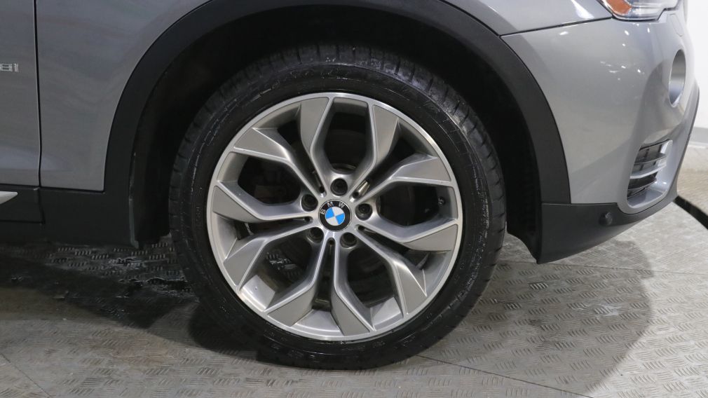 2017 BMW X3 XDRIVE AUTO A/C CUIR TOIT MAGS CAM RECUL BLUETOOTH #28