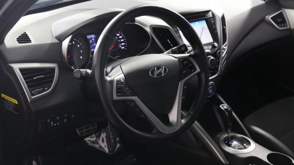 2016 Hyundai Veloster TECH AUTO A/C CUIR TOIT NAV MAGS CAM RECUL #9
