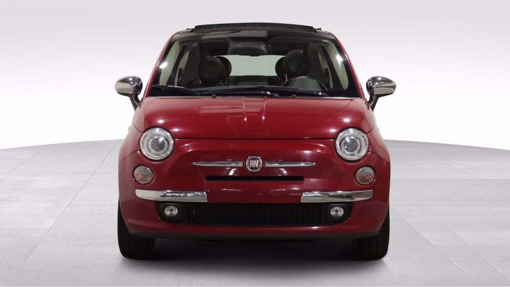 2014 Fiat 500c LOUNGE CONVERIBLE AUTO A/C CUIR MAGS BLUETOOTH #1