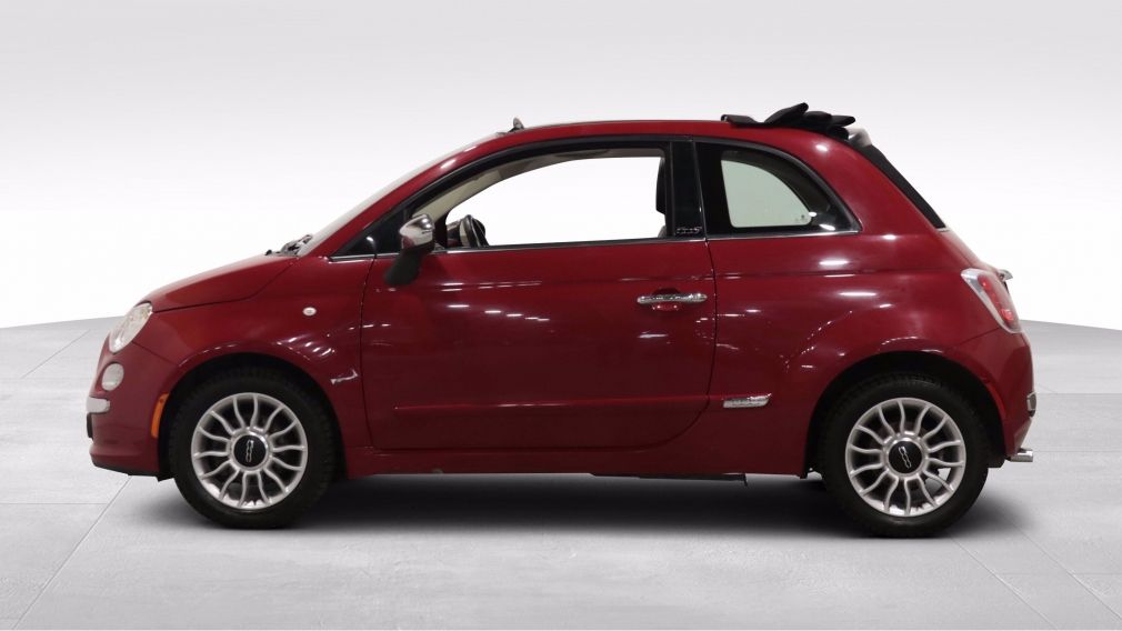 2014 Fiat 500c LOUNGE CONVERIBLE AUTO A/C CUIR MAGS BLUETOOTH #3