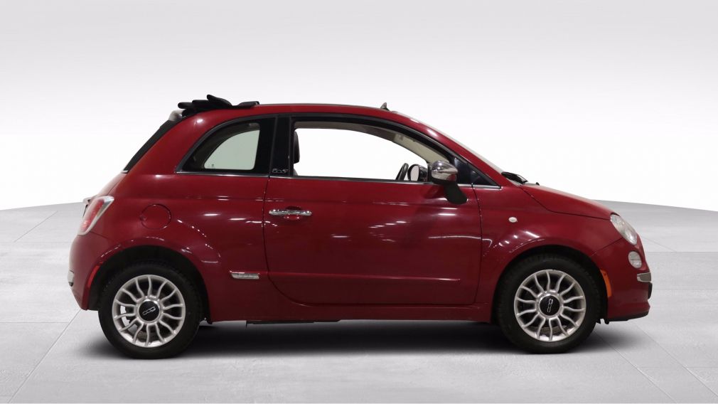 2014 Fiat 500c LOUNGE CONVERIBLE AUTO A/C CUIR MAGS BLUETOOTH #8