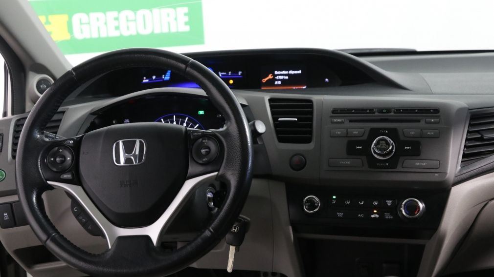 2012 Honda Civic EX A/C GR ELECT CAM RECUL BLUETOOTH #12