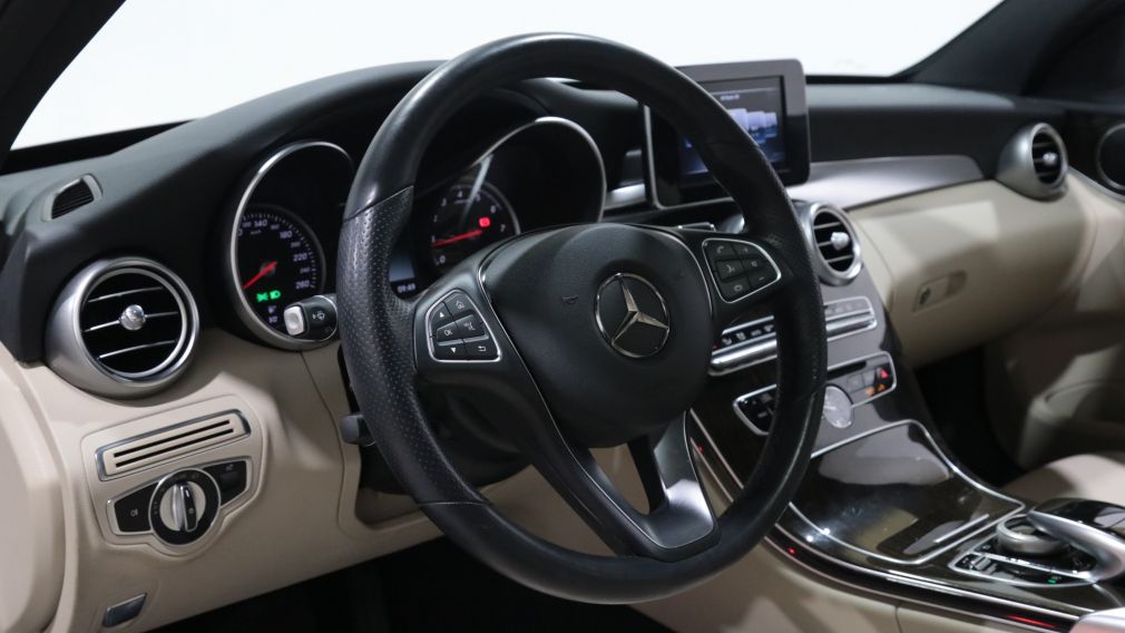 2018 Mercedes Benz C Class C 300 A/C GR ELECT MAGS CUIR TOIT CAMERA RECUL BLU #8