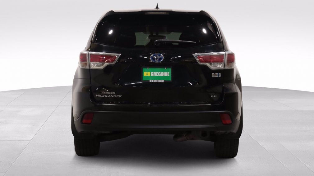 2016 Toyota Highlander LE HYBRIDE 8 PASS AWD A/C GR ELECT MAGS CAM RECUL #6