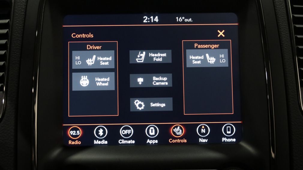 2019 Dodge Durango GT AWD A/C CUIR NAV MAGS CAM RECUL BLUETOOTH #19