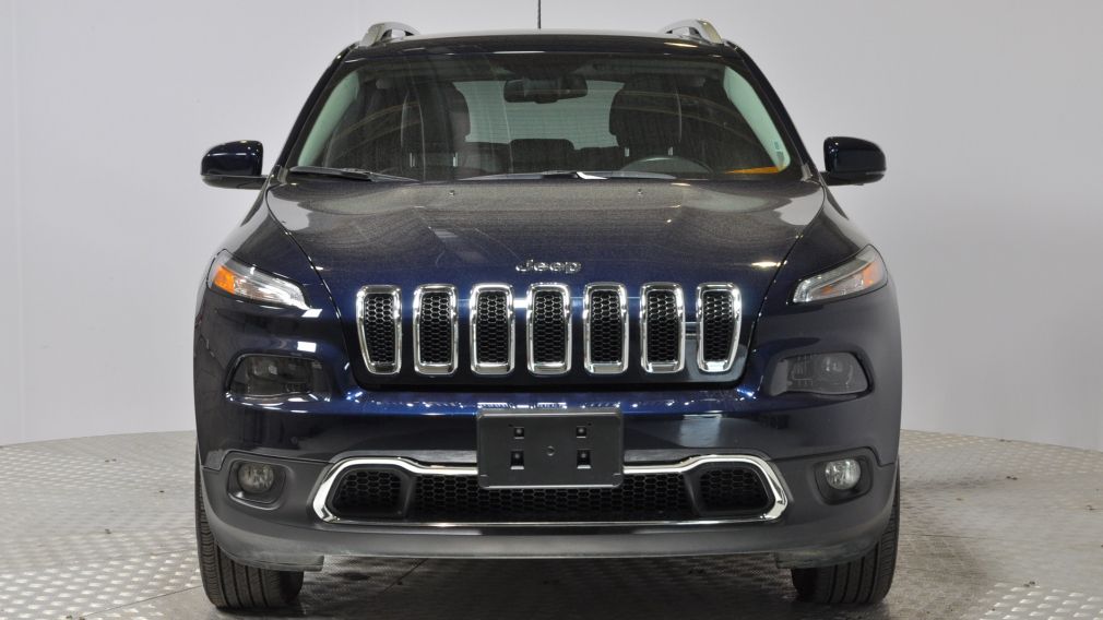 2016 Jeep Cherokee Limited 4x4 Toit-Pano Cuir-Chauffant USB Demarreur #2